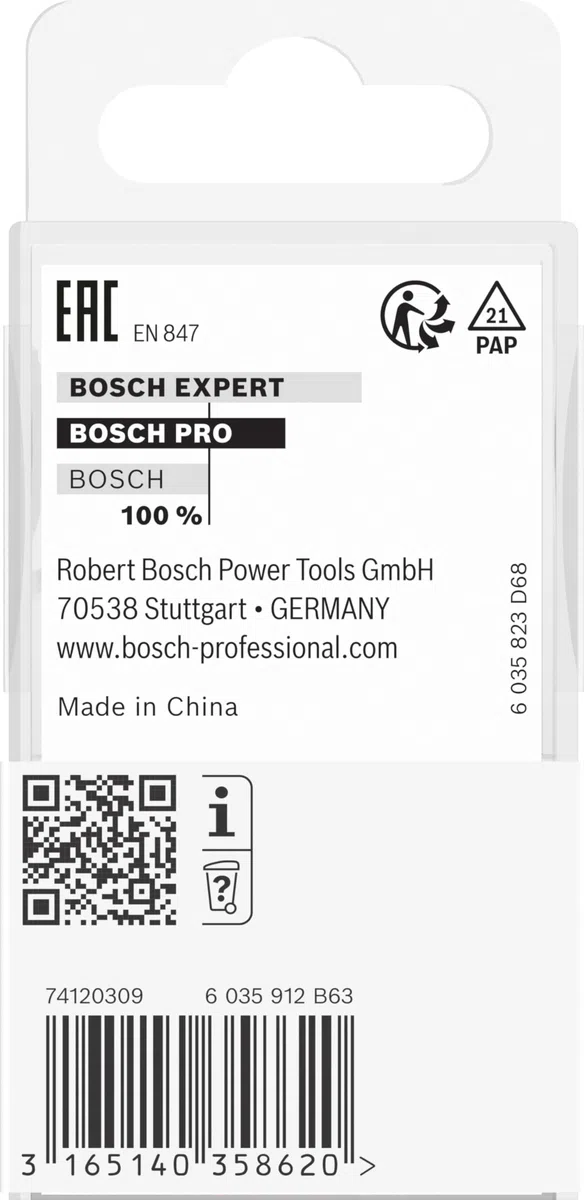 Bosch Professional 2 608 628 401 - Fresas de disco para ranurar (8 mm, D1 32 mm, L 3 mm, G 51 mm), Metálico