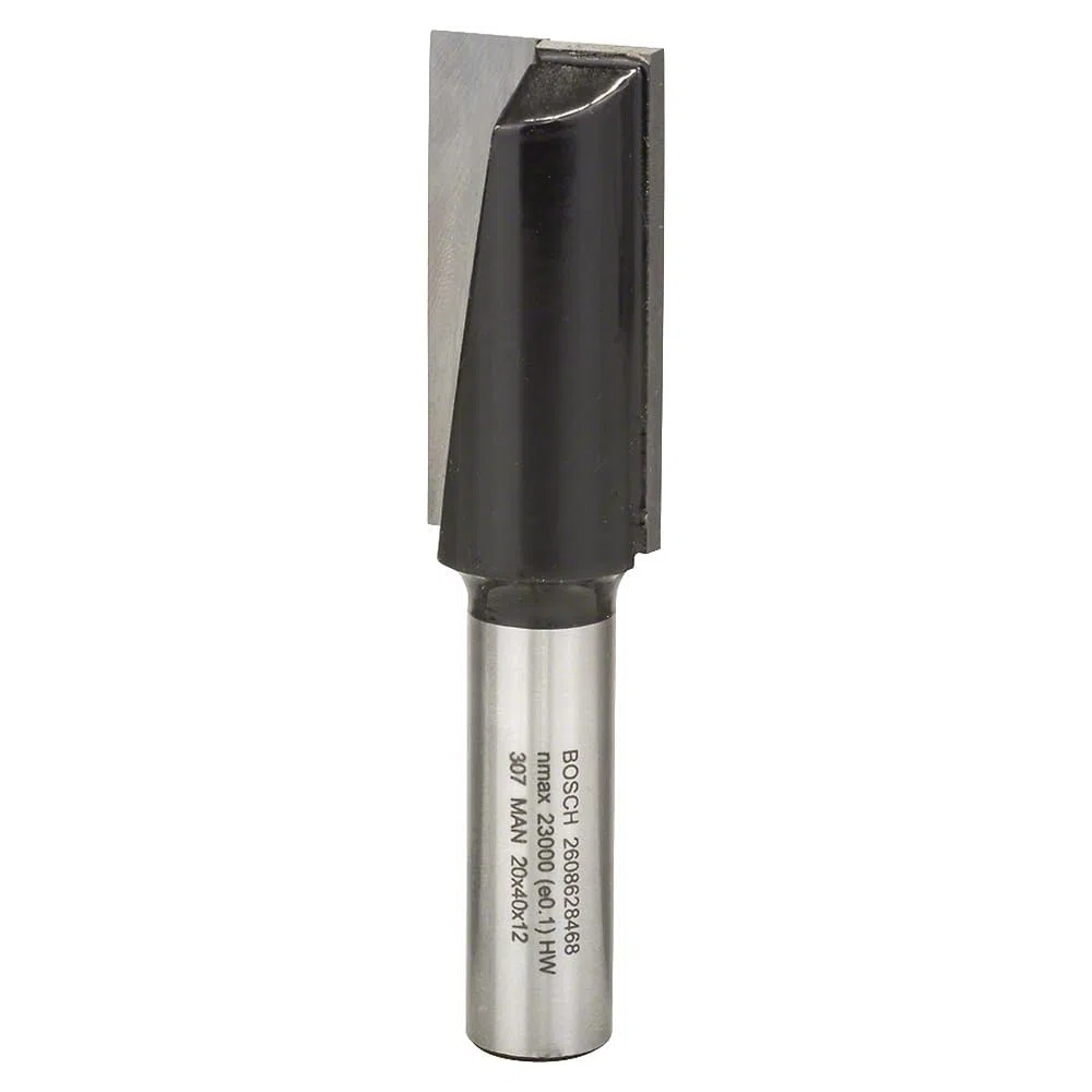 Bosch 2 608 628 468 - Fresas de ranurar - 12 mm, D1 20 mm, L 40 mm, G 81 mm (pack de 1)