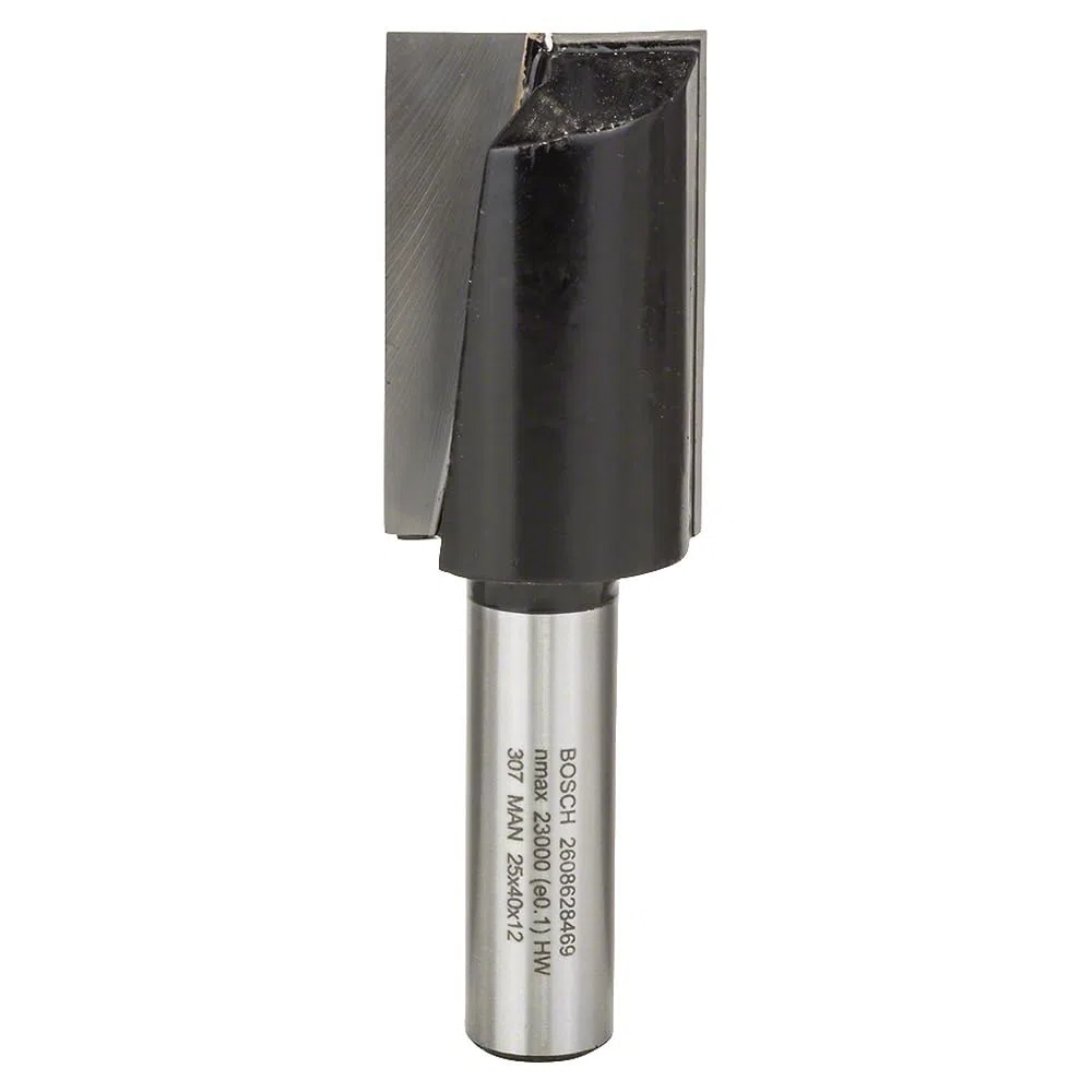 Bosch 2 608 628 469 - Fresas de ranurar - 12 mm, D1 25 mm, L 40 mm, G 81 mm (pack de 1)
