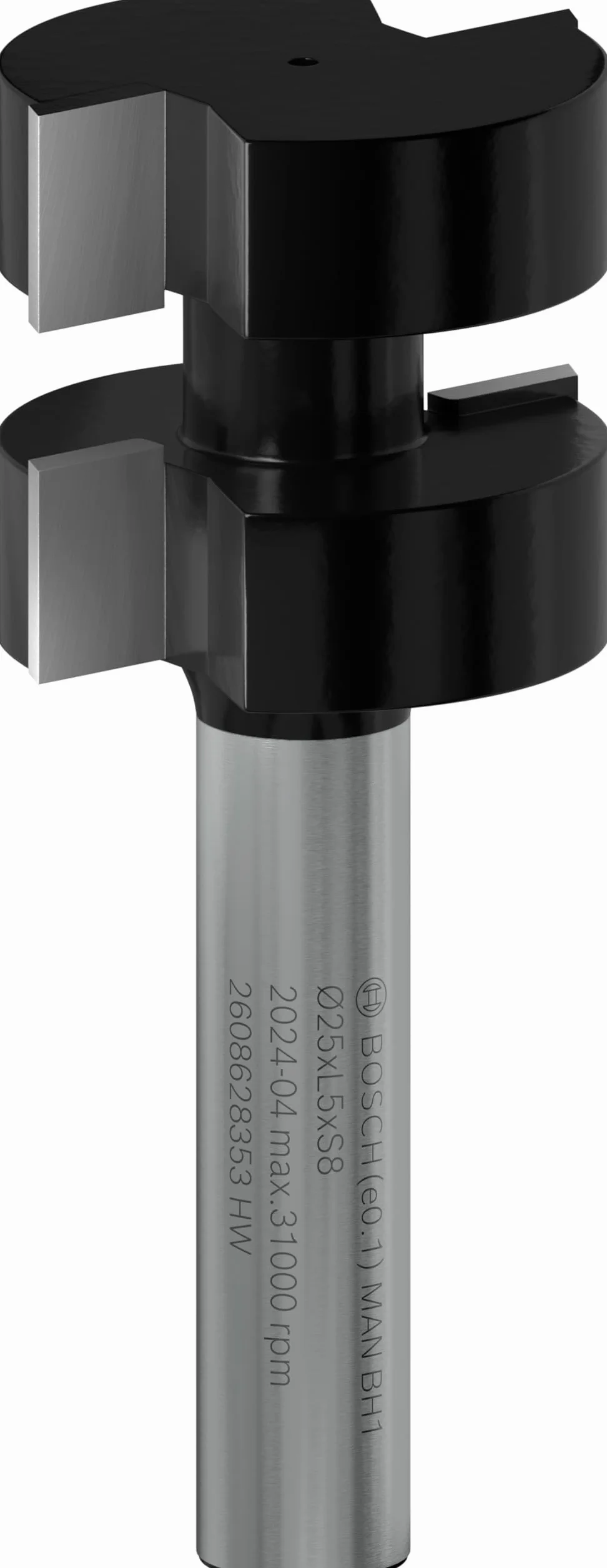 Bosch Professional 2 608 628 353 - Fresas de muelle - 8 mm, D1 25 mm, L 8 mm, G 58 mm (pack de 1)
