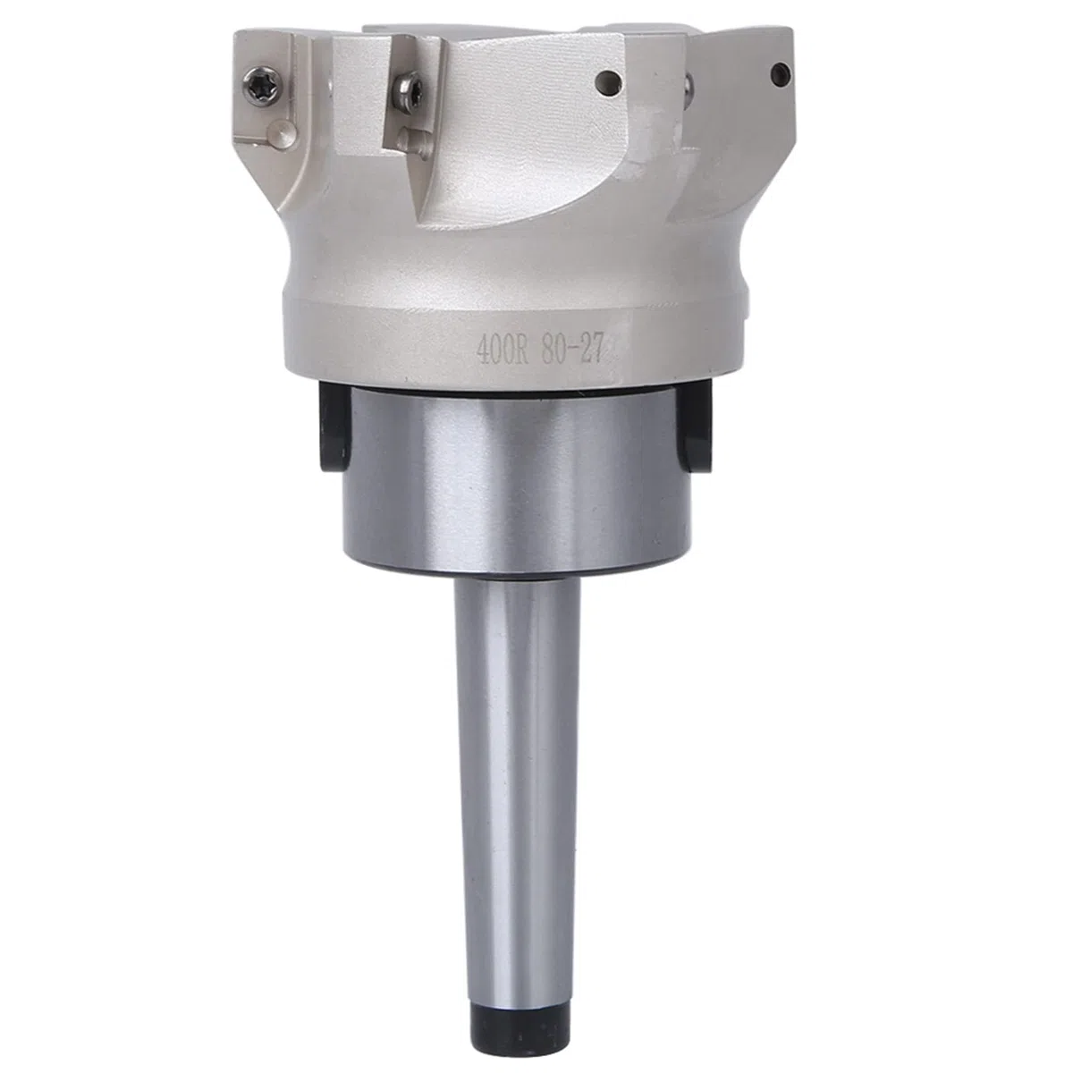 Kit de Fresado CNC con Cortador Frontal 80-27-6, 10 Insertos APMT1604, Portabrocas de Pinza, Llave, Junta y Tornillo de Tracción para Fresado Preciso