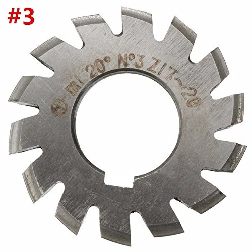 EsportsMJJ Módulo 1 Pa20 Alesaje 22M M #1-8 Cortador Espiral De La Fresadora del Engranaje del Hss 1