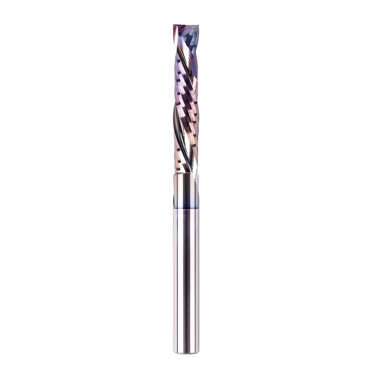 SpeTool Fresas para Madera 8 mm Fresa de Ranurar Compresión Fresa Helicoidal CNC Carburo Sólido Fresa Espiral con Revestimiento TAC HRC55 Extralarga Longitud de Corte 32mm Fresas de Corte de Madera