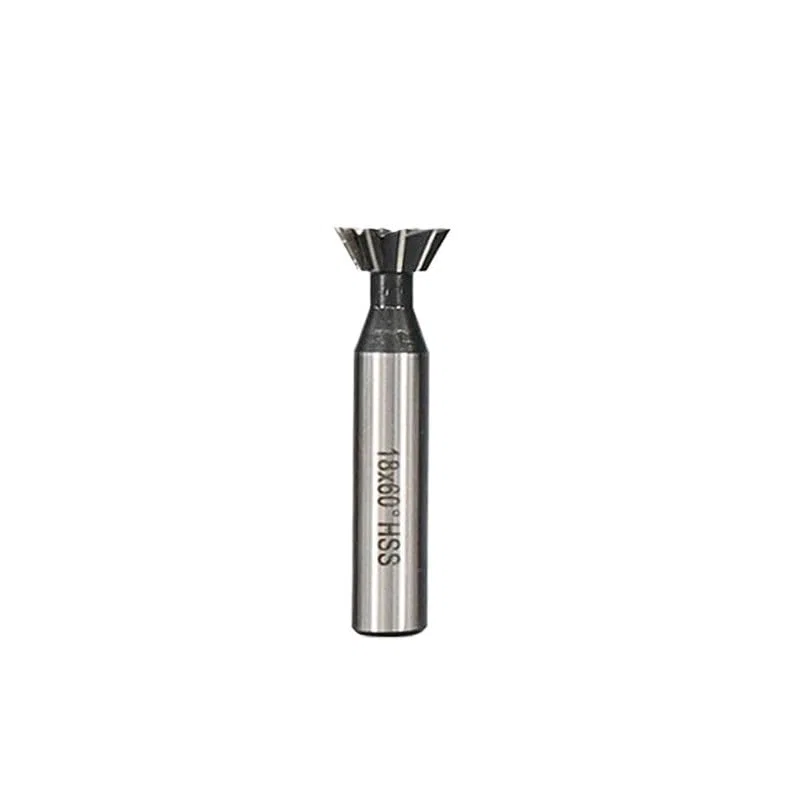 Fresa de Cola de Milano HSS, vástago Recto de 10-60mm, Fresa de Extremo CNC, Fresa de Extremo, 45/55/60 Grados, 1 ud. (Size : 32x60)