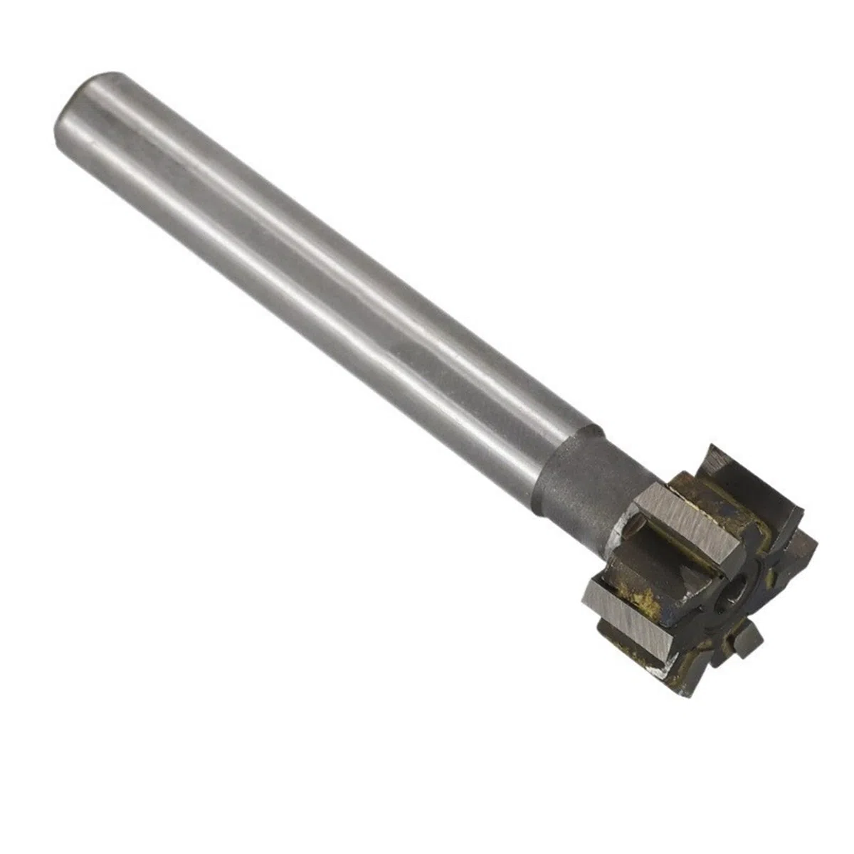 Fresa de extremo con ranura en T, Molino de extremo con ranura en T, 15mm diámetro, 2-8mm altura, hierro fundido sin recubrimiento borde carburo, acero aleación(Coated 15mmx6Hx10Dx70L)