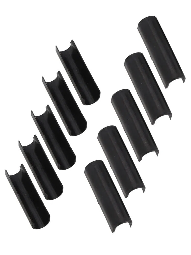 Fundas protectoras para cortador de azulejos en forma de U para putter manual de azulejos, paquete de 10 piezas, cubiertas de plástico para azulejos de cerámica y porcelana, 45 x 12 (10 unidades, rojo