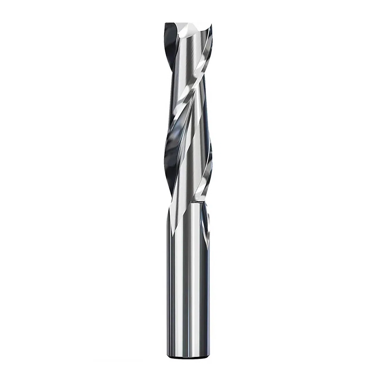Fresa en espiral HRC65 de 2 flautas, fresa de extremo plano de aluminio, broca enrutadora de grabado de Máquina de corte CNC de acero de alta velocidad de 6mm(D16 d16 H63 L 123)