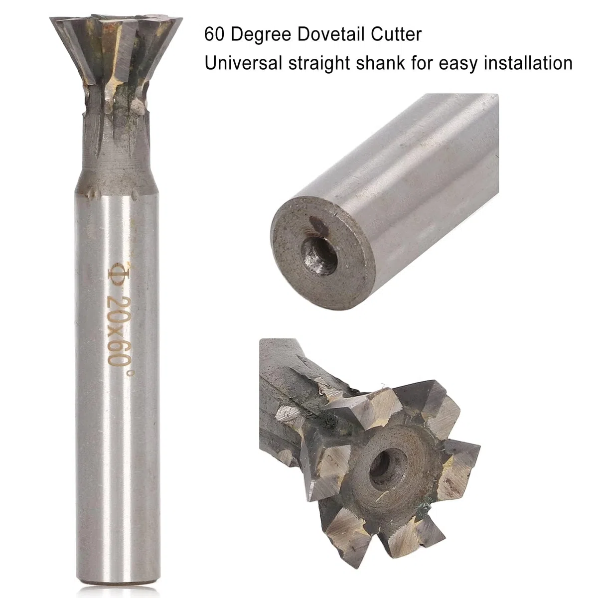 Cortador de Milán de 6 Flautas para Acero Inoxidable y Acero al Carbono Herramienta de Corte en Carburo de Tungsteno con Ángulo de 60 Grados