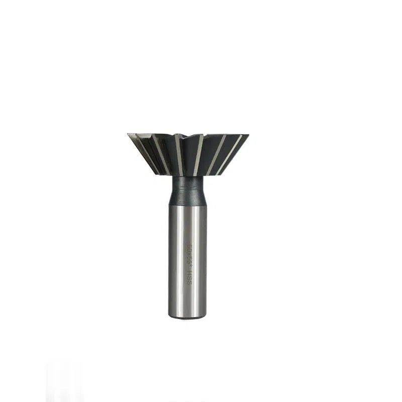 Fresa de cola de milano 45 55 60 grados, fresas de extremo HSS, máquina CNC de acero de alta velocidad, broca de enrutador, herramienta de ranurado de corte de Metal, 1 ud. ( Size : 10x60 Degrees )