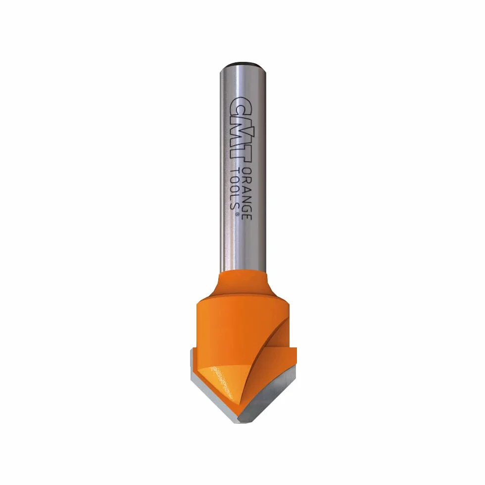 CMT Orange Tools 915.001.11 - Fresa para ranuras en v (90 grados) hw s 8 d 18x7.45x60 (alucobond)