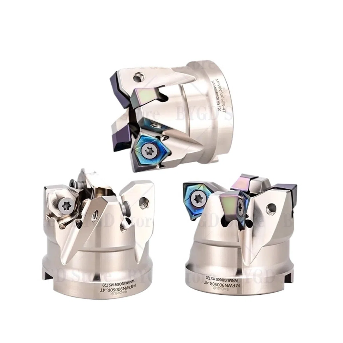 fresa frontal MFWN MFWN900 Cabezal de fresa pesada hexagonal de doble cara insertado con WNMU0806 combinado con portaherramientas BT NT HSK FMB(MFWN900-50-22-4T)