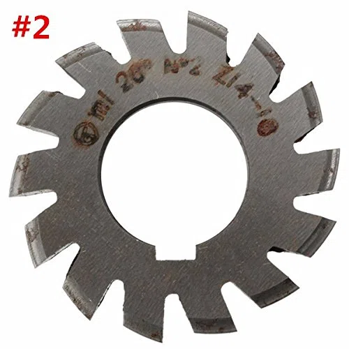 EsportsMJJ Módulo 1 Pa20 Alesaje 22M M #1-8 Cortador Espiral De La Fresadora del Engranaje del Hss 1