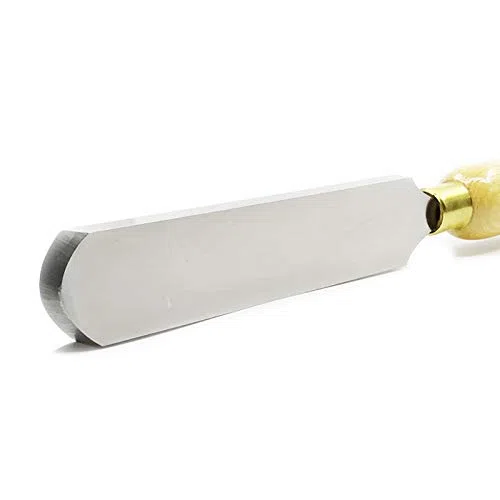 1pc 16MM / 20MM / 38MM Ancho de Punta Redonda raspador Arco Interior Ronda raspador con Torno formón Herramienta Herramienta de Torno de Madera (tamaño : 38MM)