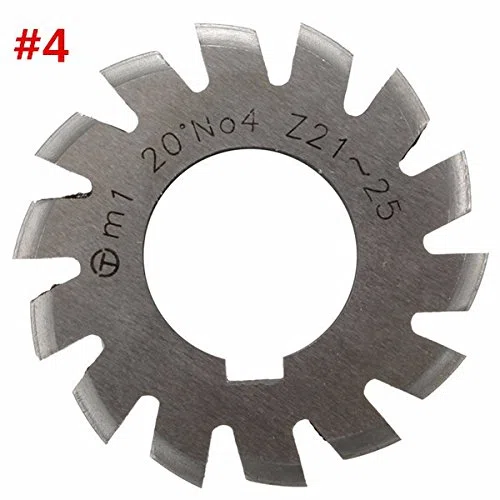 EsportsMJJ Módulo 1 Pa20 Alesaje 22M M #1-8 Cortador Espiral De La Fresadora del Engranaje del Hss 1
