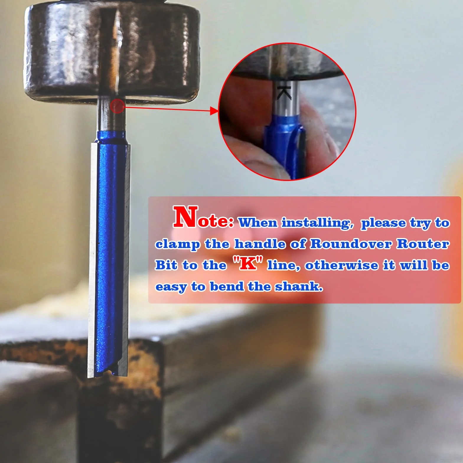 1 fresa recta para fresadora de 8 mm, fresa de ranura extralarga para madera, longitud de trabajo extra larga, 50 mm