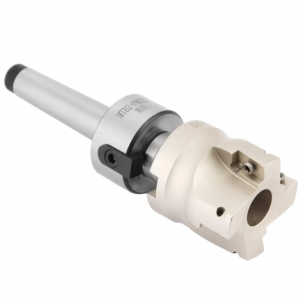 Molino De Planear Mt2-Fmb22 Soporte De Molino De Planear + Cortador De Fresado De Extremo De Espuma Cnc 400r-50-22 + 10 Piezas De Carburo Apmt1604