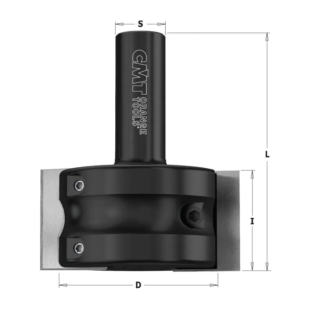 CMT ORANGE TOOLS 663.301.11 - CUERPO UNIVERSAL FRESA CORTE CNC S=20 D=65x40x93 Z2 DX