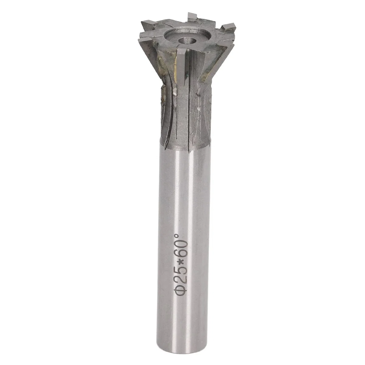 Vástago Recto de de Milano de 6 Flautas de de Milano de 25mm de Diámetro y 60 Grados para Torno