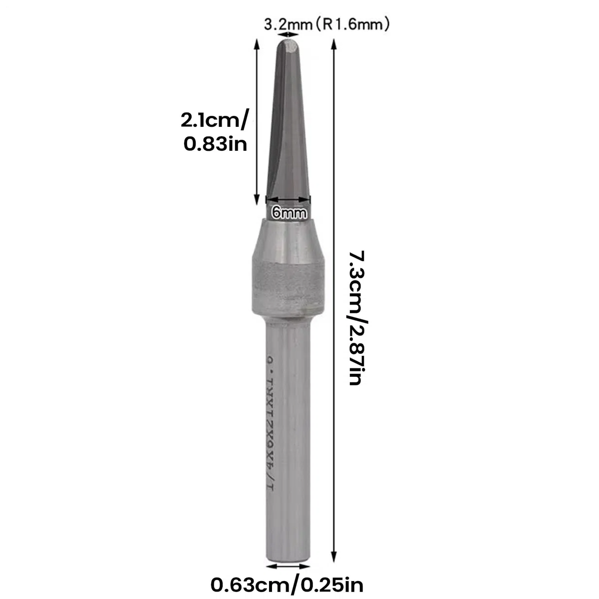 Fresas para Router de Madera,Alta Velocidad 12.7 Mm Y 6.35 Mm Herramientas De Carpintero | Fresas de Corte en V para Desbastar Madera - para Carpinteria Bricolaje Taller Casa Laminados de