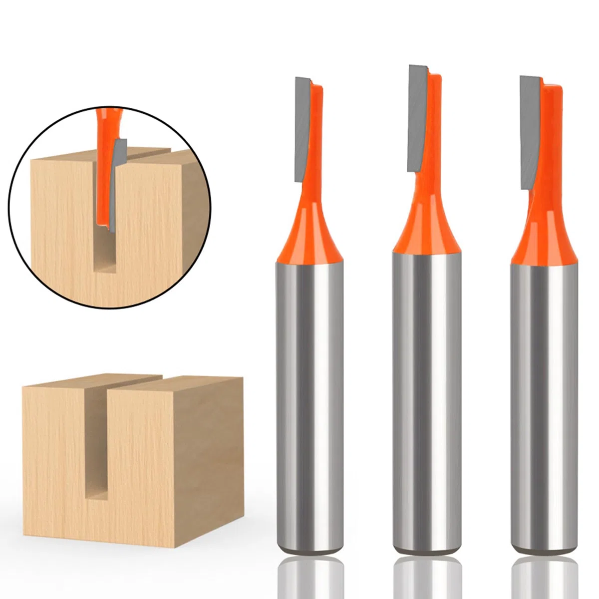 3 Piezas Fresas Para Madera Vástago 8mm Fresa De Madera Fresa Para Enrutador Fresas Para Metal Fresa De Fresadora Para Madera Para Trabajar La Madera, 3 mm, 4 mm, 5 mm