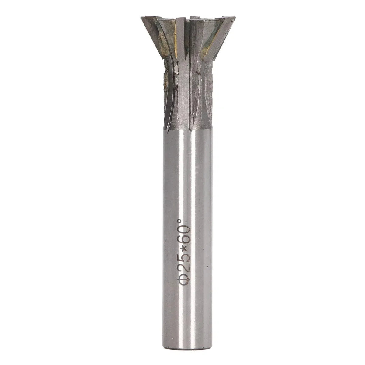 Vástago Recto de de Milano de 6 Flautas de de Milano de 25mm de Diámetro y 60 Grados para Torno