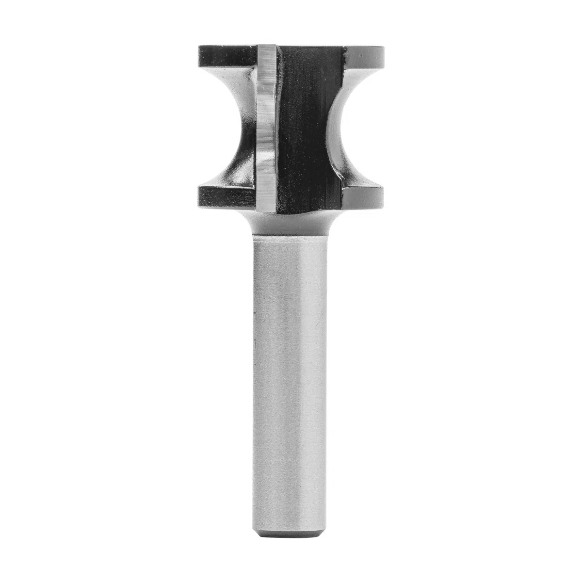 ENT 14442 Fresa de media caña, en carburo, vástago (S) de 8 mm, diámetro (D) de 22,3 mm, NL 17,9 mm, R 4,76 mm, SL 32 mm, diámetro de media caña Ø 22,3 mm