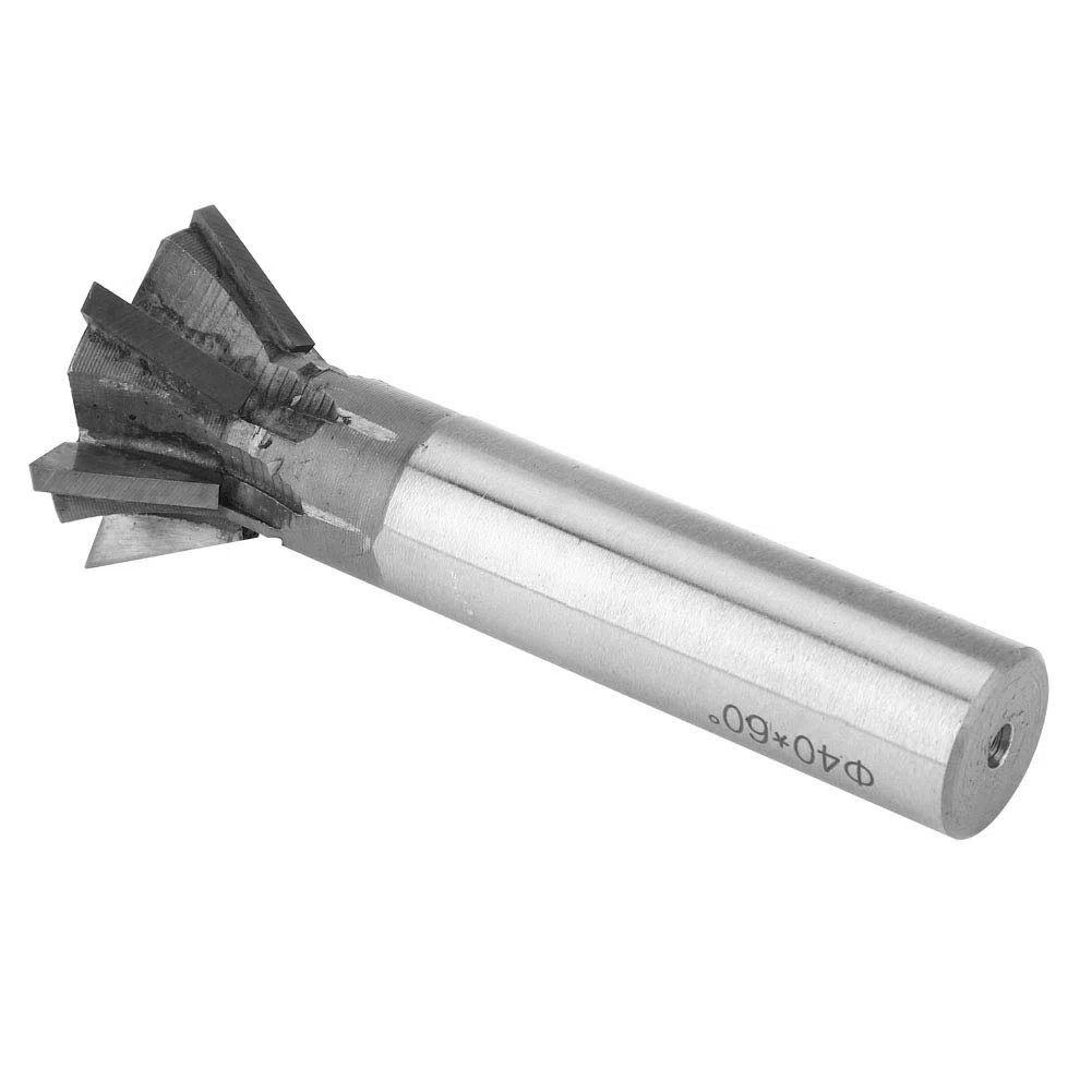 Fresa de Ranura de de Milano de 6 Flautas de Alta Dureza, Herramienta para Trabajar Metales Cementados de Carburo, 40mm X 102mm para Ingenieros