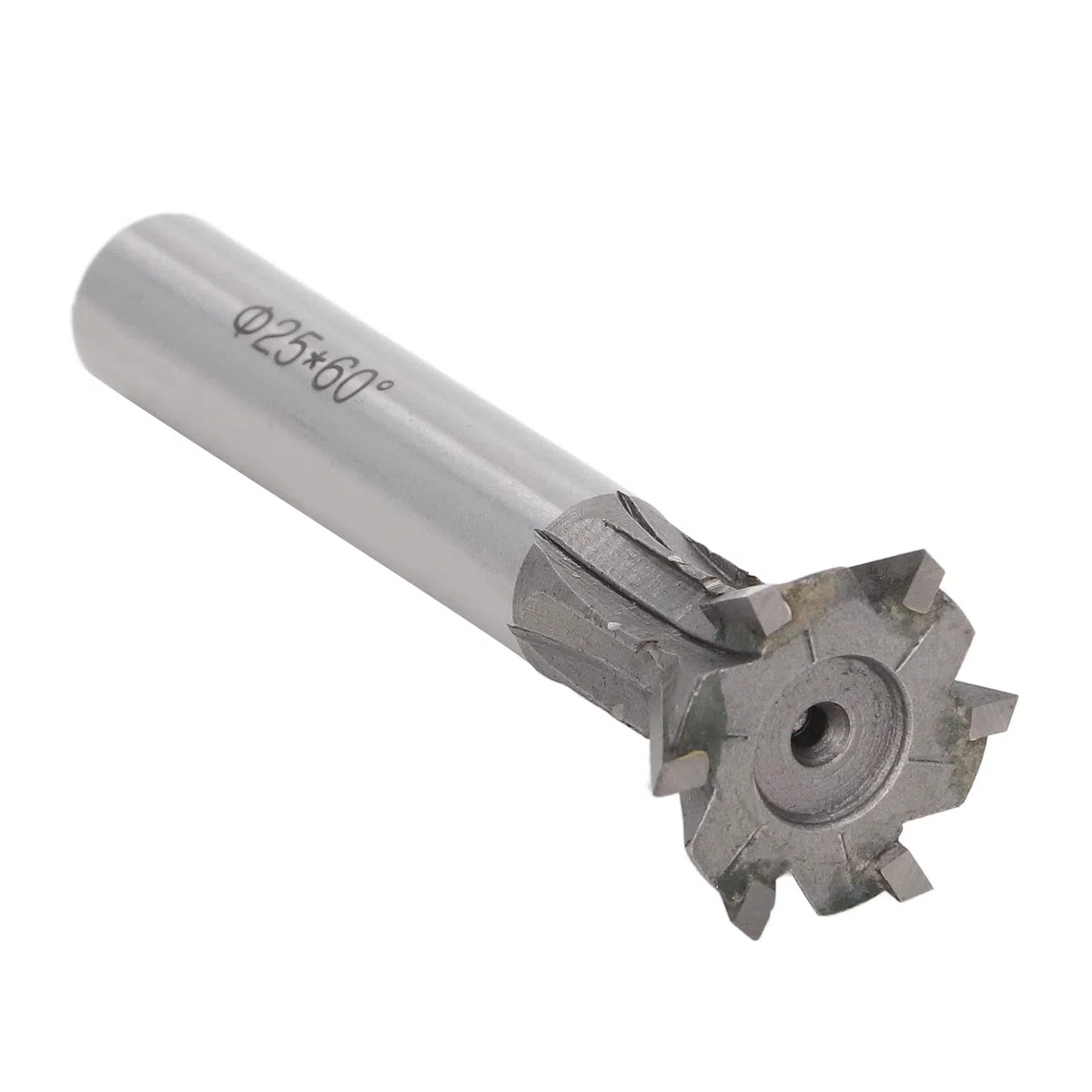Vástago Recto de de Milano de 6 Flautas de de Milano de 25mm de Diámetro y 60 Grados para Torno