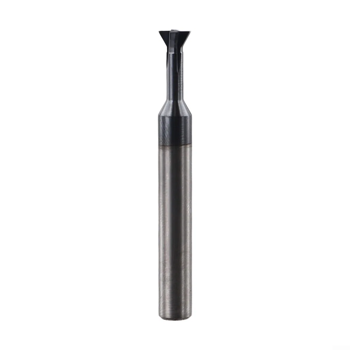 Oniissy Fresa de cola de milano de 60 grados, herramienta de cola de milano de 6 mm, fresa de extremo de metal CNC, cortador de cola de milano para mecanizado CNC con material de tungsteno
