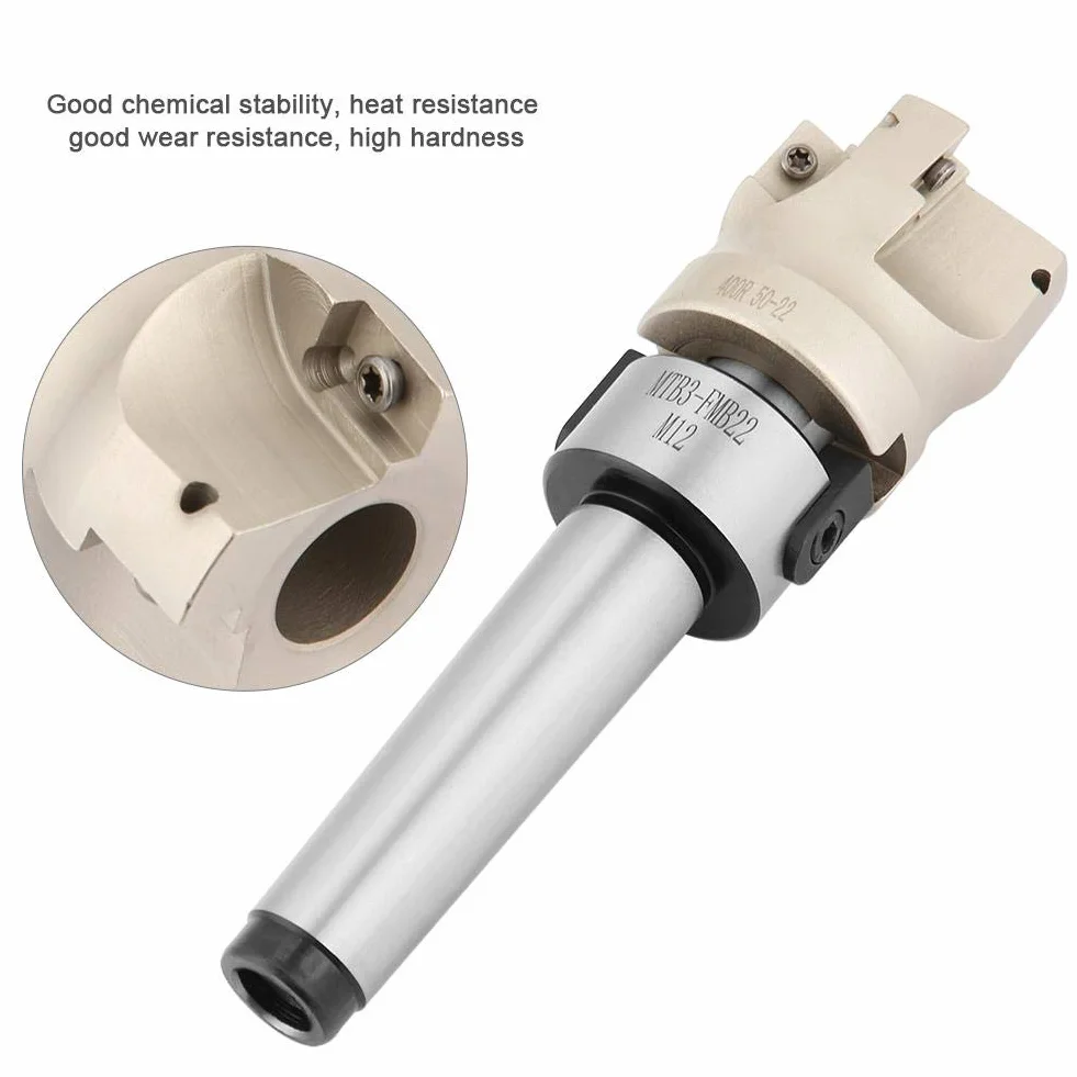 400R-50-22 Fresa de fresa frontal, MT3-FMB22 Extensión del soporte 10 piezas APMT1604 Insertos de carburo CNC