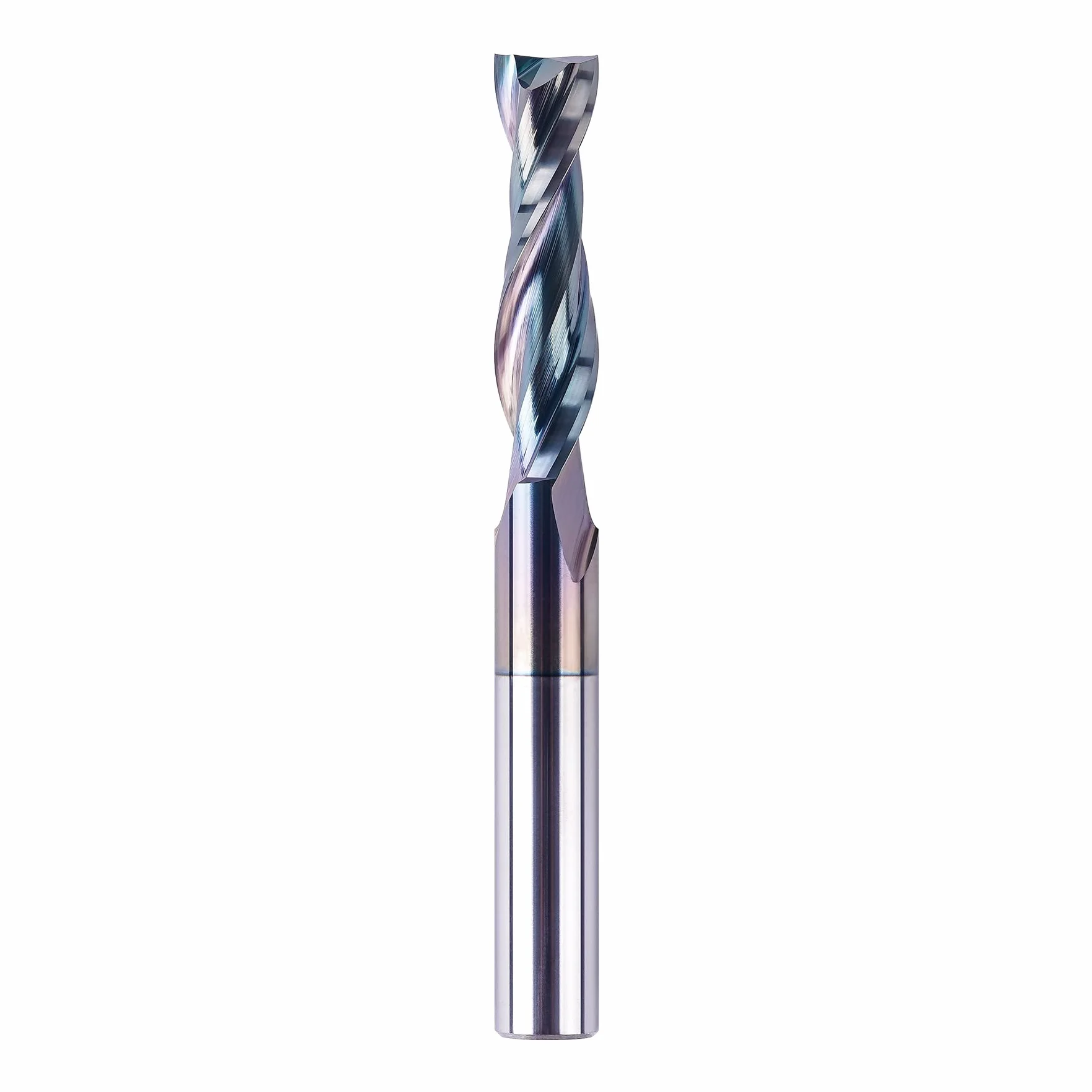 SpeTool Fresas para Madera 8 mm Fresa de Ranurar UP CUT Fresa Helicoidal HRC55 CNC Carburo Sólido Fresa Espiral Longitud de Corte 32mm con Revestimiento TAC Fresas de Corte para Cortar Madera