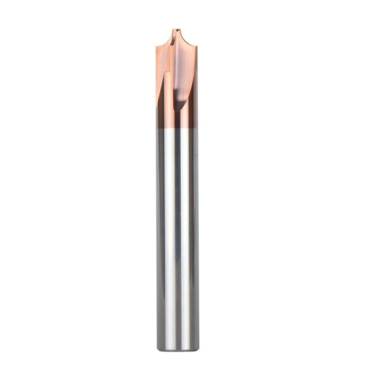 Herramienta de chaflán de carburo macizo Cortador de fresado 4 Flauta R0.5 -R5.0 Chaflán enrutador Bit Corner Rounding herramientas de desbarbado Fresas de mango JIYAMI'EN EL (Size : ICT4F R2.0 H6)